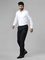 Ramraj Cotton Cotton Linen Full Sleeve White Shirt | Grocsy