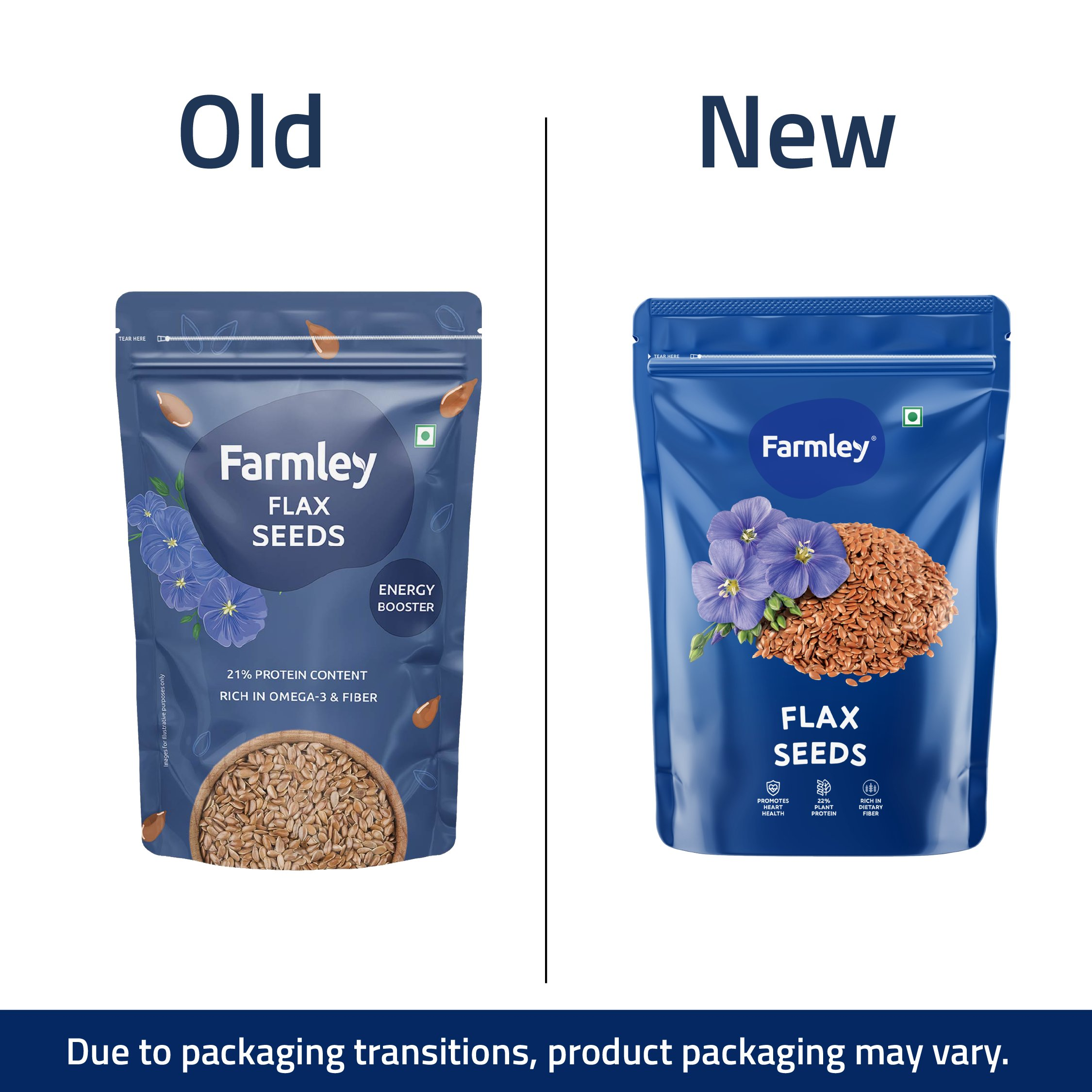 Farmley Premium Flax Seeds (Alsi) | Grocsy