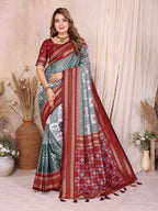 Anaita Premium South Soft Silk Saree | Grocsy