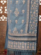 Embroidered & Lace Detailed Kurta With Pant & Embroidered Dupatta Luxury, Multicolor - Hiral Fashion | Grocsy