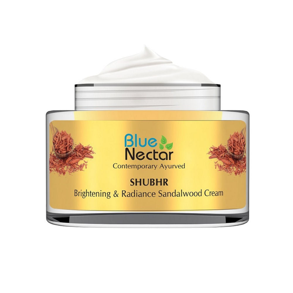Blue Nectar Shubhr Brightening & Radiance Sandalwood Cream for Women | Grocsy