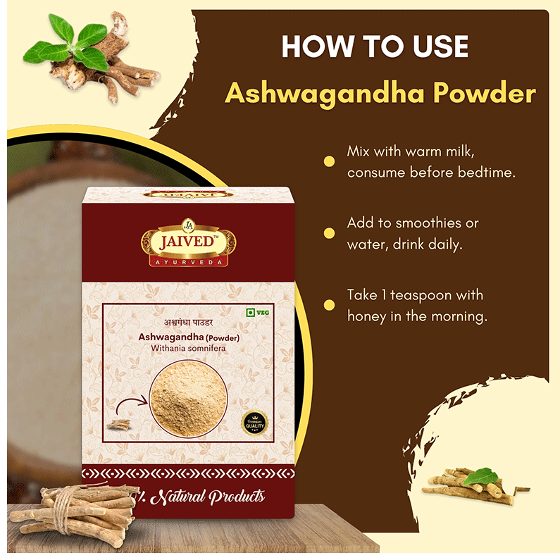 Jaived Ayurveda Ashwagandha Powder | Grocsy