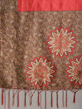 Saree Mall Maroon Printed Saree | Grocsy