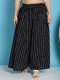 TAG 7 Women Floral Printed Flared Pure Cotton Palazzos | Grocsy