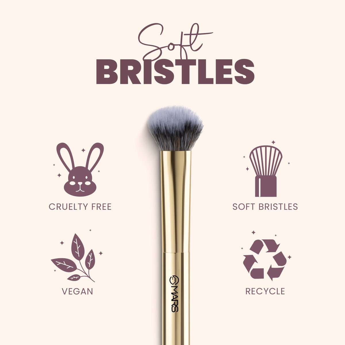 MARS Cosmetics Dense Highlighter Brush | Grocsy