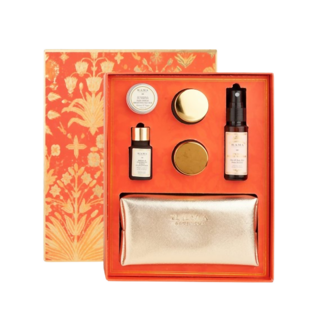 Kama Ayurveda Gold Glow Gift Box | Grocsy