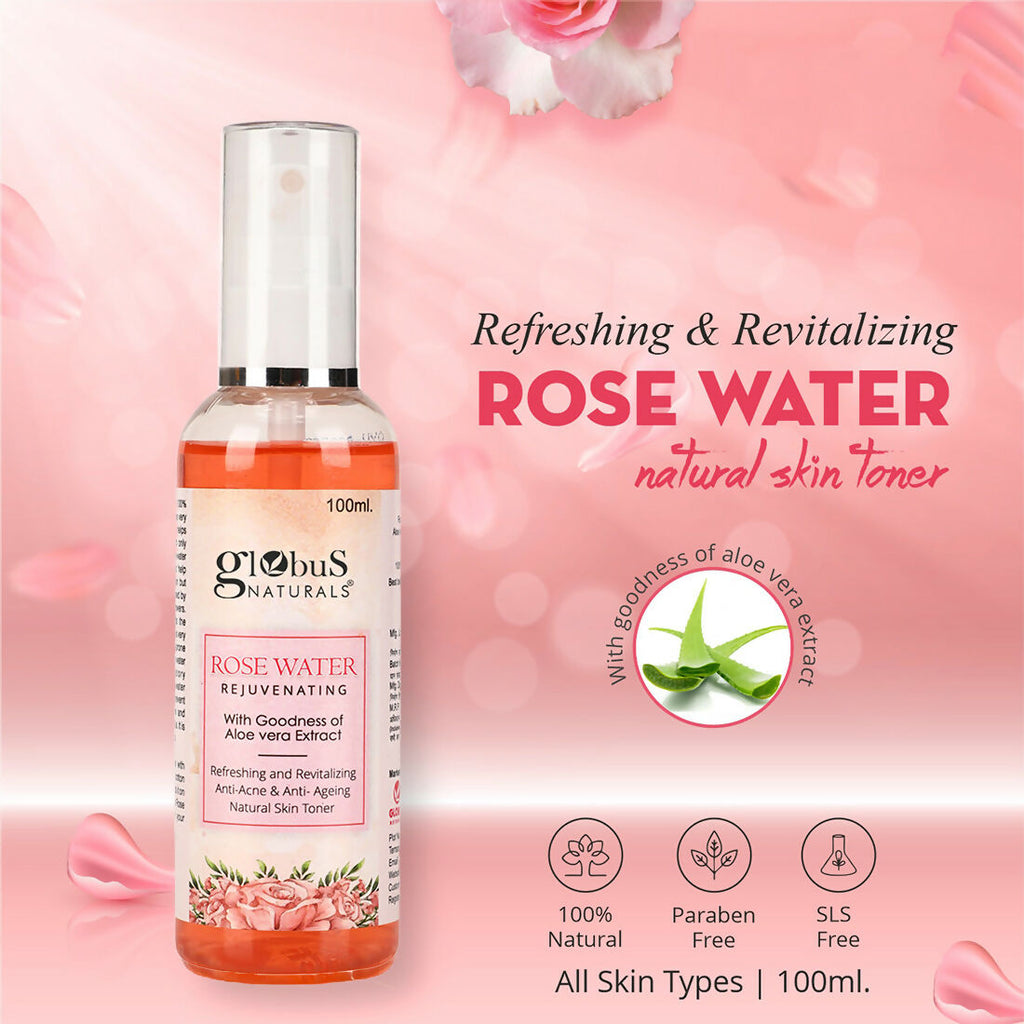 Globus Naturals Rose Toner | Grocsy