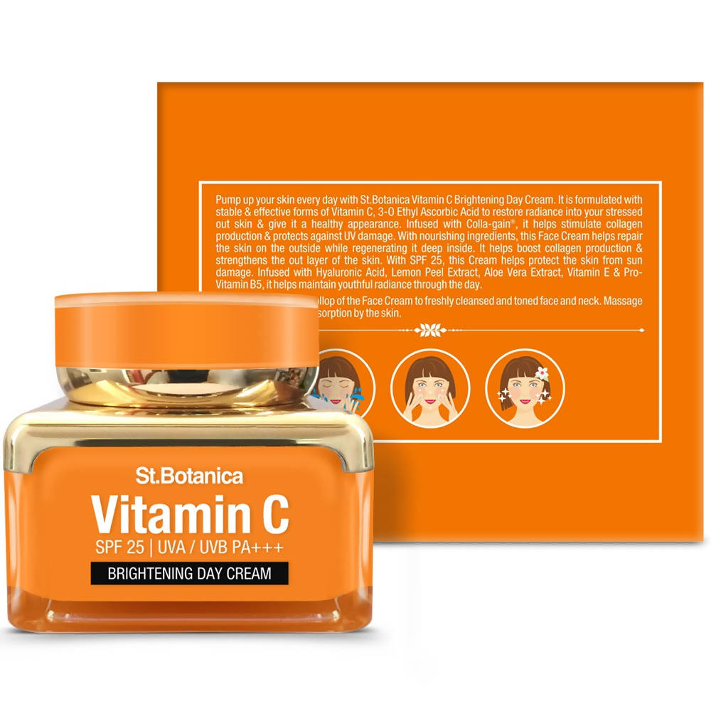 St.Botanica Vitamin C SPF 25 | UVA / UVB PA+++ Brightening Day Cream | Grocsy