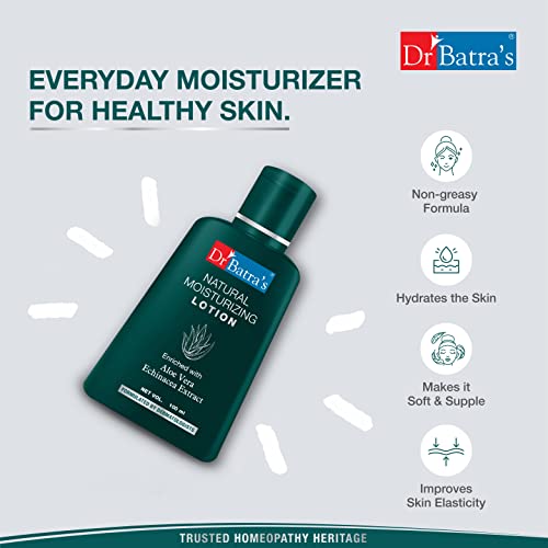 Dr Batra's Natural Moisturizing Lotion Enriched With Echinacea & Aloe Vera | Grocsy