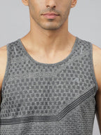 Alcis Men Heather Anti-Static Slim-Fit Grocsynce Running Singlet | Grocsy