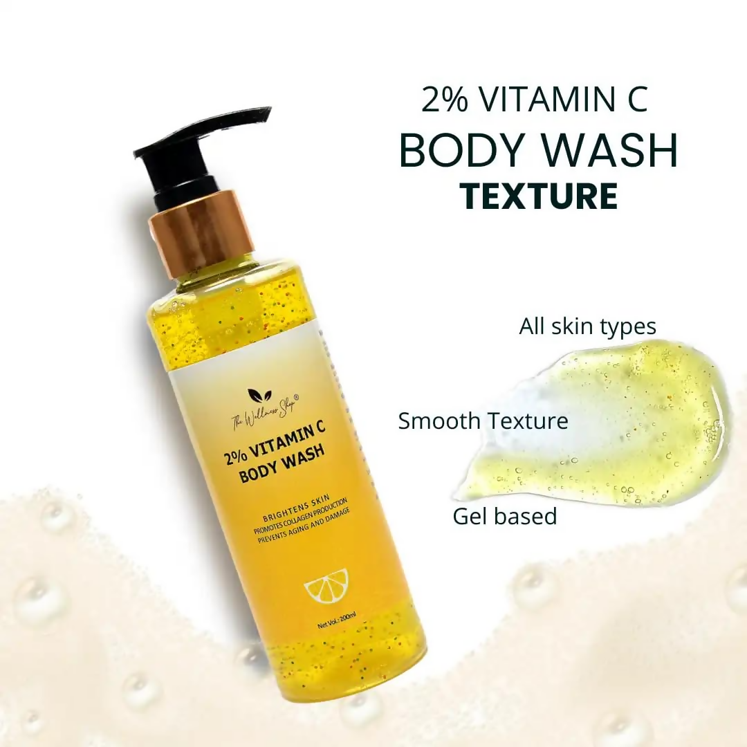 The Wellness Shop 2% Vitamin C Body Wash | Grocsy