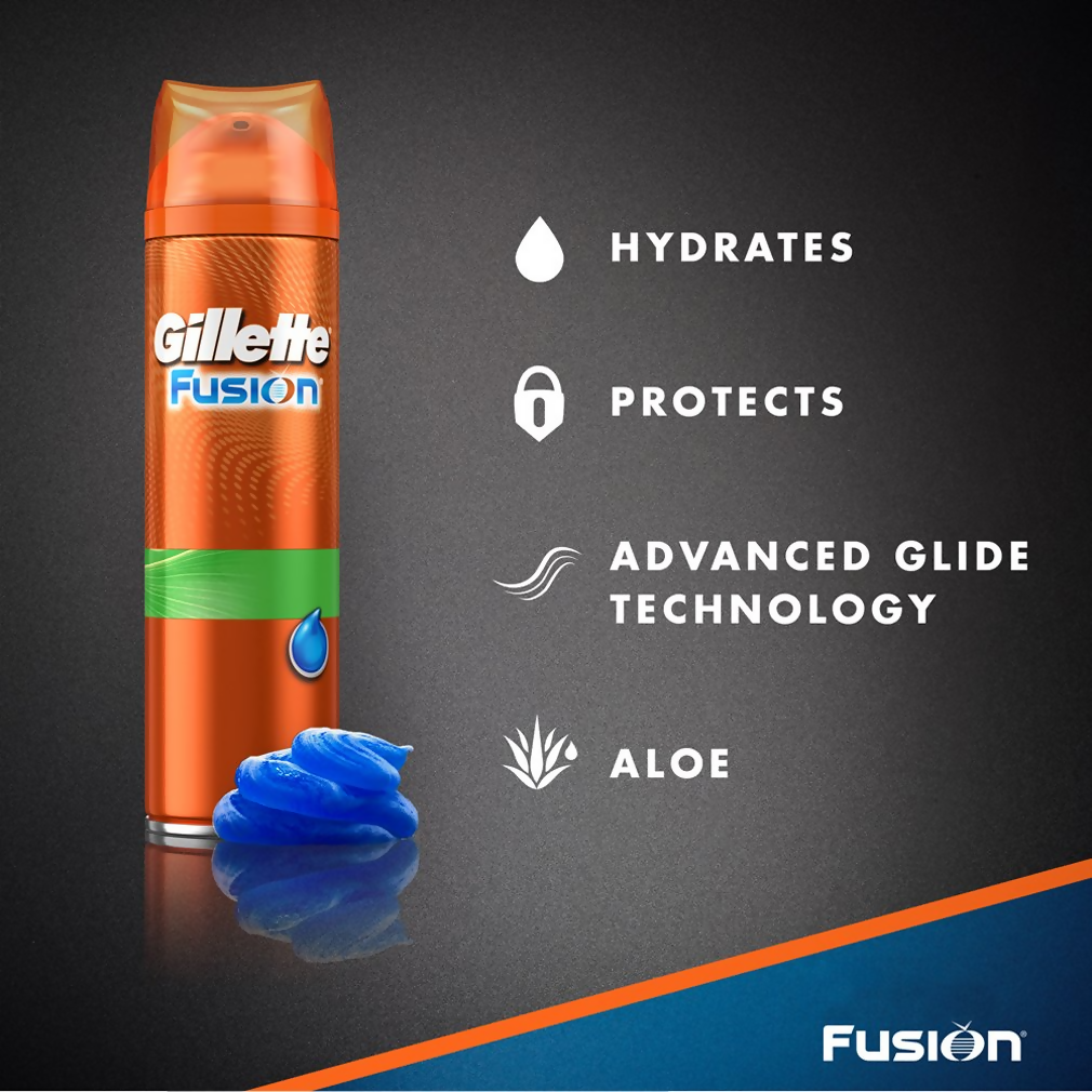 Gillette Fusion Hydra Gel Sensitive Skin Shave Gel | Grocsy