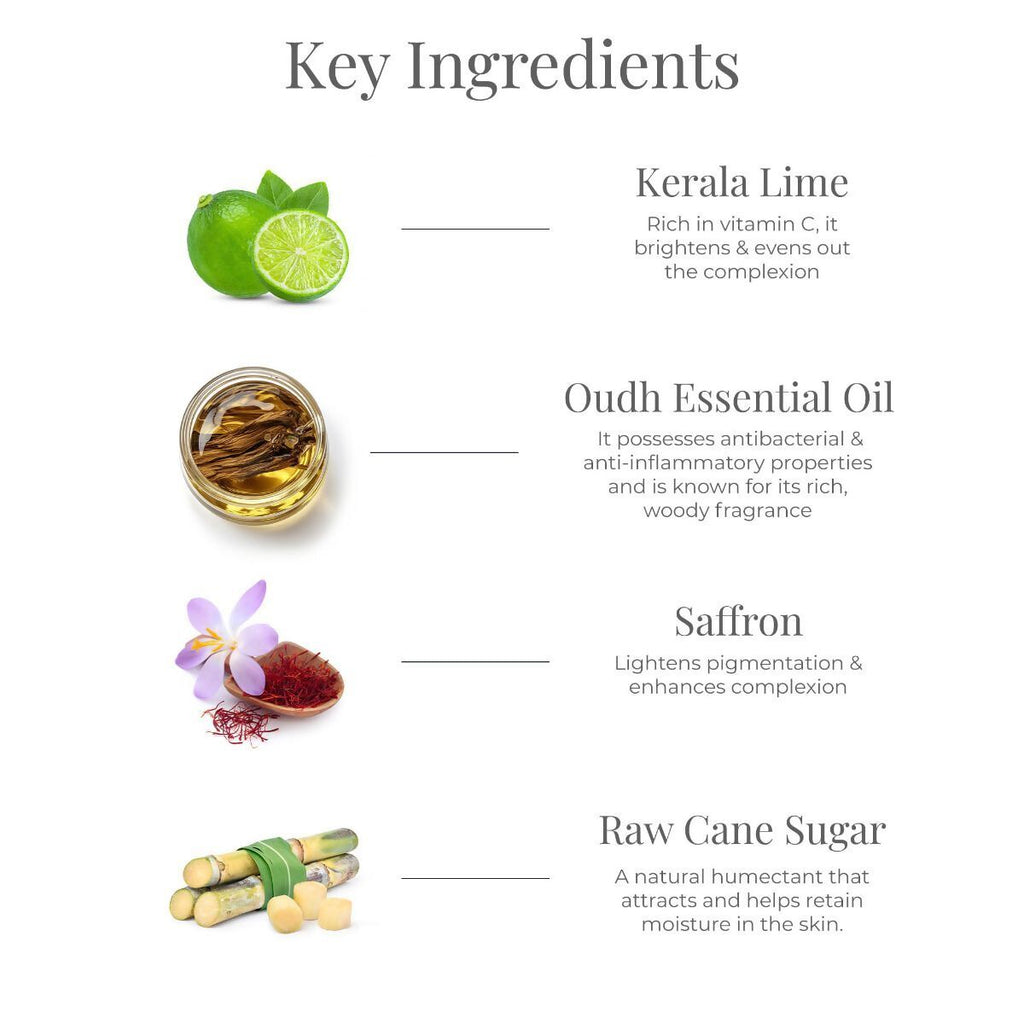 Forest Essentials Ultra-Rich Body Milk Lime Saffron & Oudh | Grocsy
