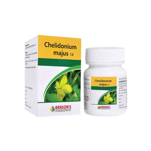 Bakson's Homeopathy Chelidonium Majus Tablets | Grocsy