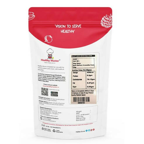 Healthy Master Light & Crispy Ragi Chips | Millet Chips - Swadesiicart
