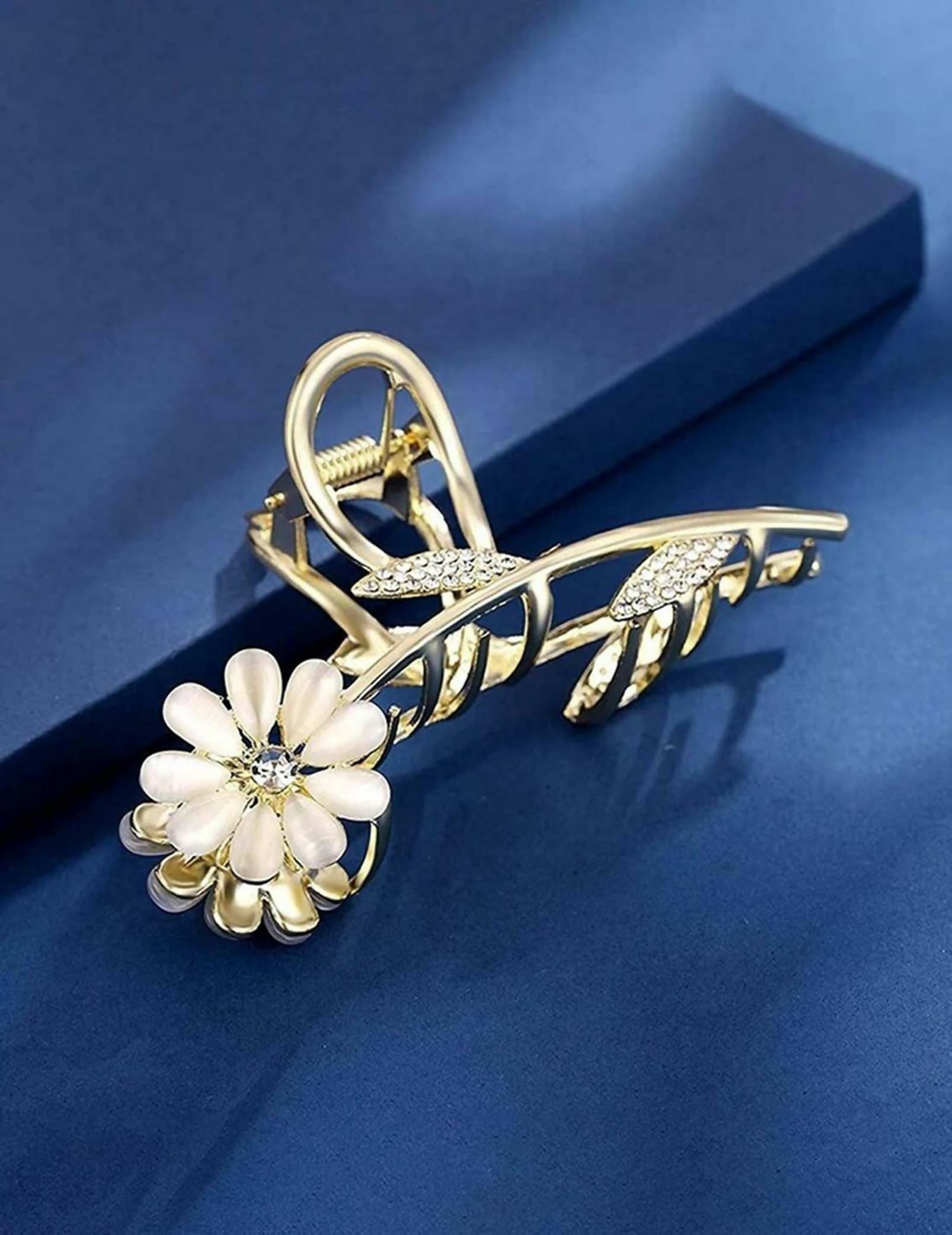 Joban Fashion White Metal Butterfly Hair Claw Clips For Women | Grocsy