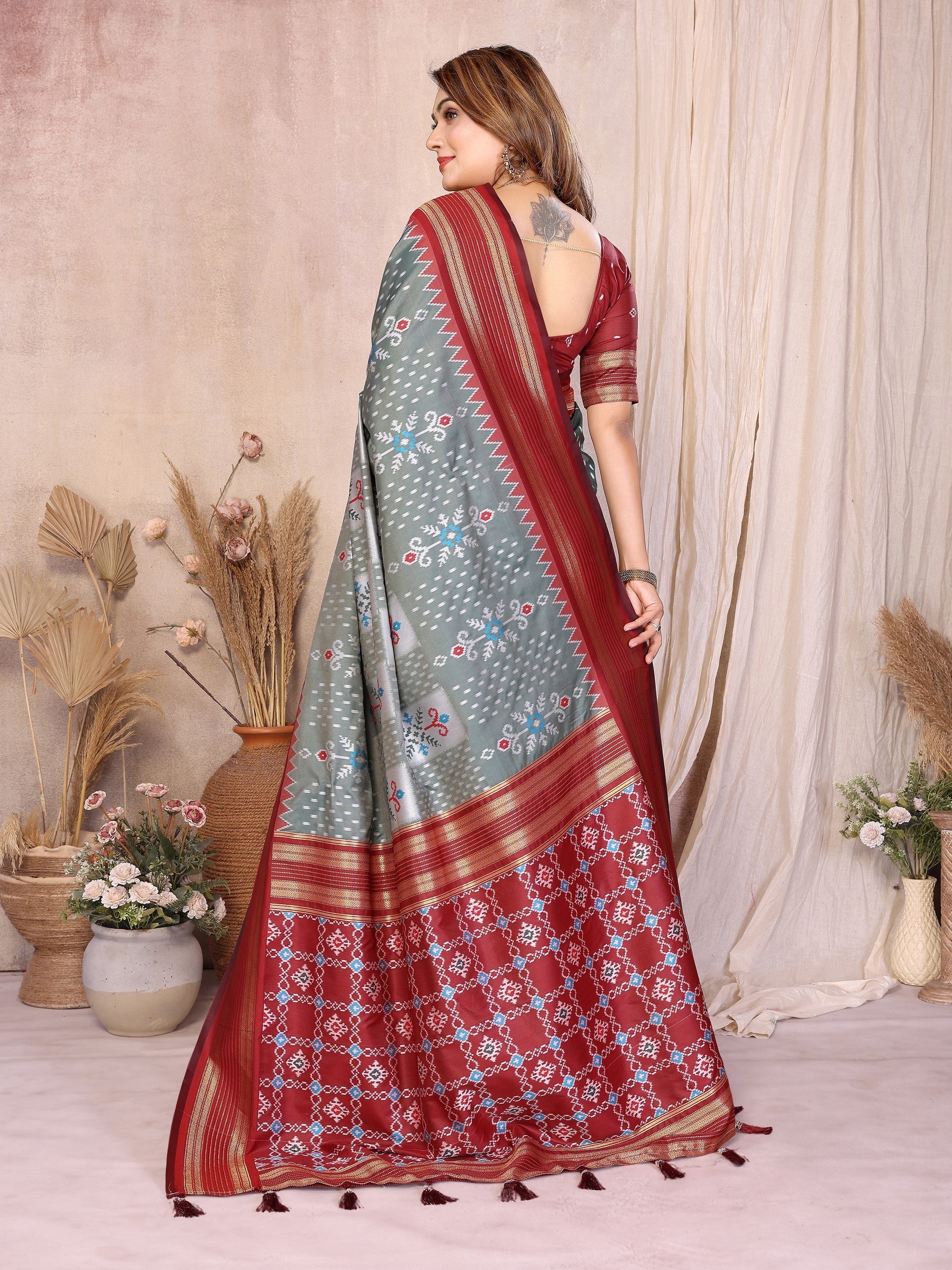 Anaita Premium South Soft Silk Saree | Grocsy