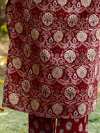 Hand Embroidered & Floral Printed Lace Detailed Kurta With Printed Pant & Dupatta Premium Luxury, Multicolor - Hiral Fashion | Grocsy