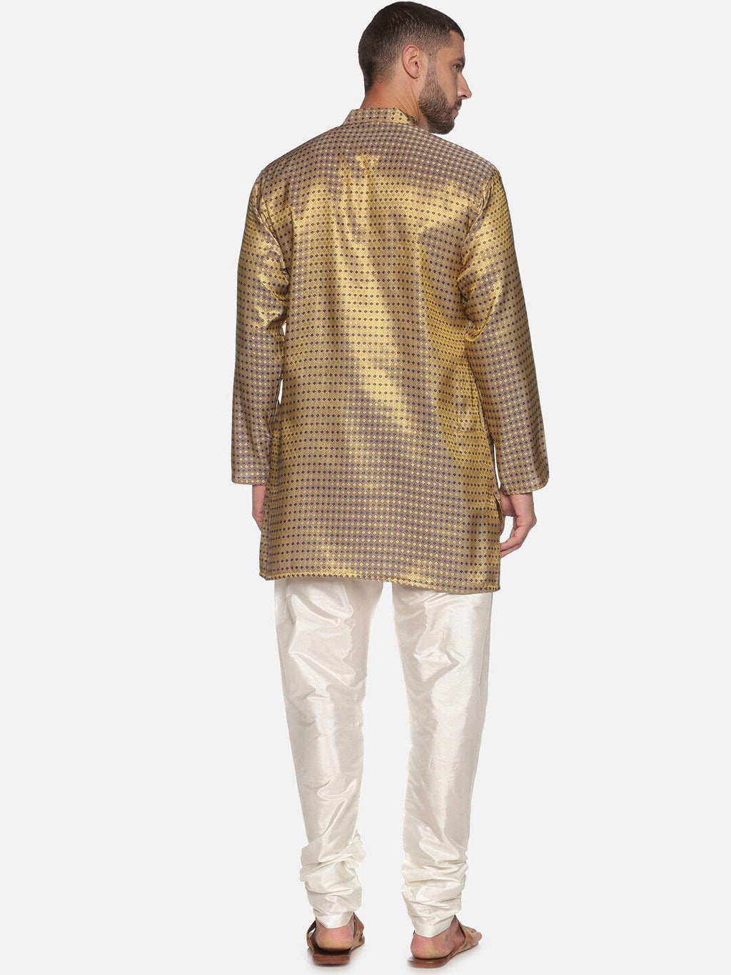 Sethukrishna Men Blue Kurta with Pyjamas | Grocsy