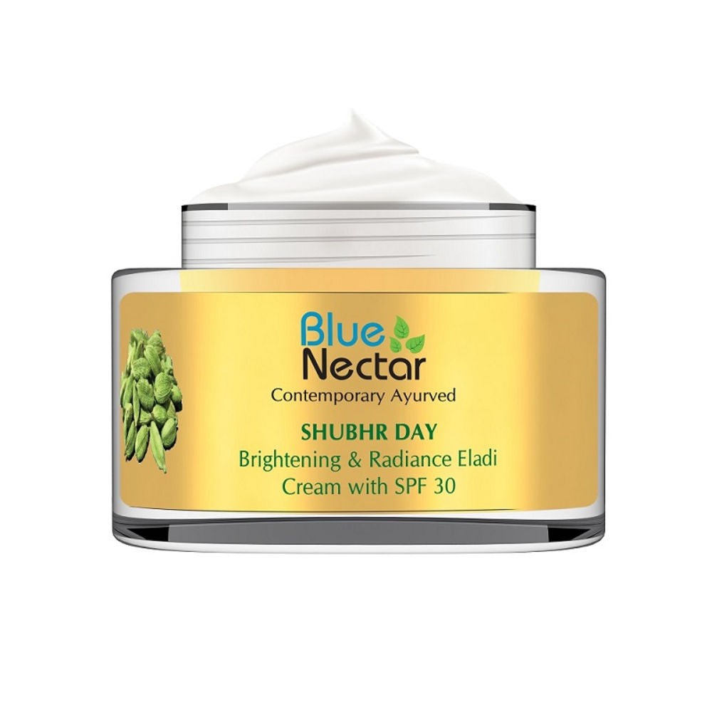 Blue Nectar Shubhr Day Brightening & Radiance Eladi Cream with Spf 30 for Women | Grocsy