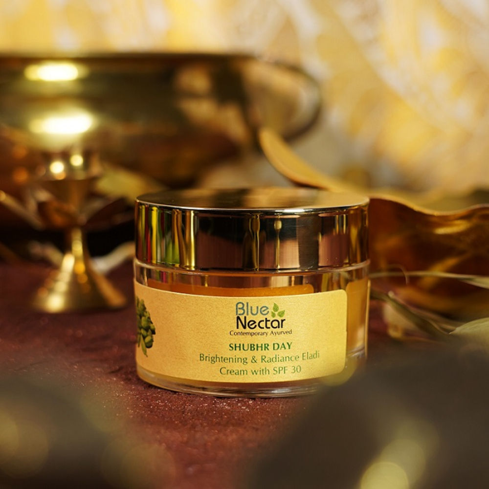 Blue Nectar Shubhr Day Brightening & Radiance Eladi Cream with Spf 30 for Women | Grocsy