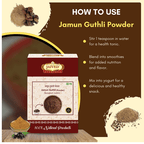 Jaived Ayurveda Jamun Guthli Powder | Grocsy