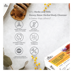Herbs & Hills Honey Kesar Herbal Body Cleanser | Grocsy