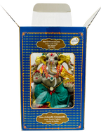Eco-Friendly Ganesh Idol Small (Non-Toxic Colors) With Kumkum & Akshat - Limited Time Offer | Grocsy