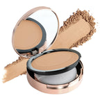 MARS Cosmetics Matte On Compact Powder with Applicator Puff - 06 Tan | Grocsy