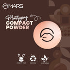 MARS Cosmetics Matte On Compact Powder with Applicator Puff - 06 Tan | Grocsy