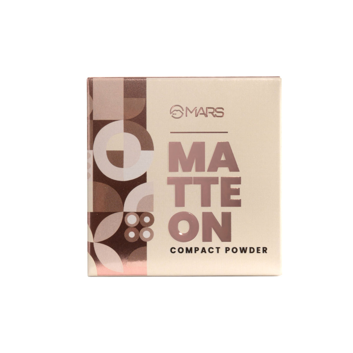 MARS Cosmetics Matte On Compact Powder with Applicator Puff - 06 Tan | Grocsy