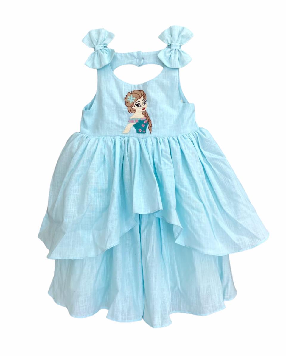 ArthLife Elsa Embroidered Dress | Grocsy