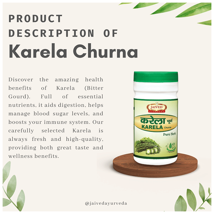 Jaived Ayurveda Karela Churna | Grocsy