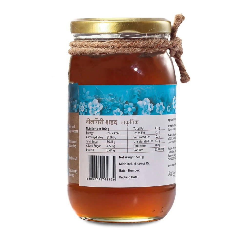 Conscious Food Nilgiri Raw Honey | Grocsy