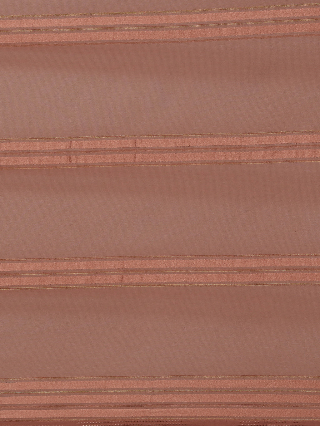 Saree Mall Brown Striped Mirror Work Saree | Grocsy
