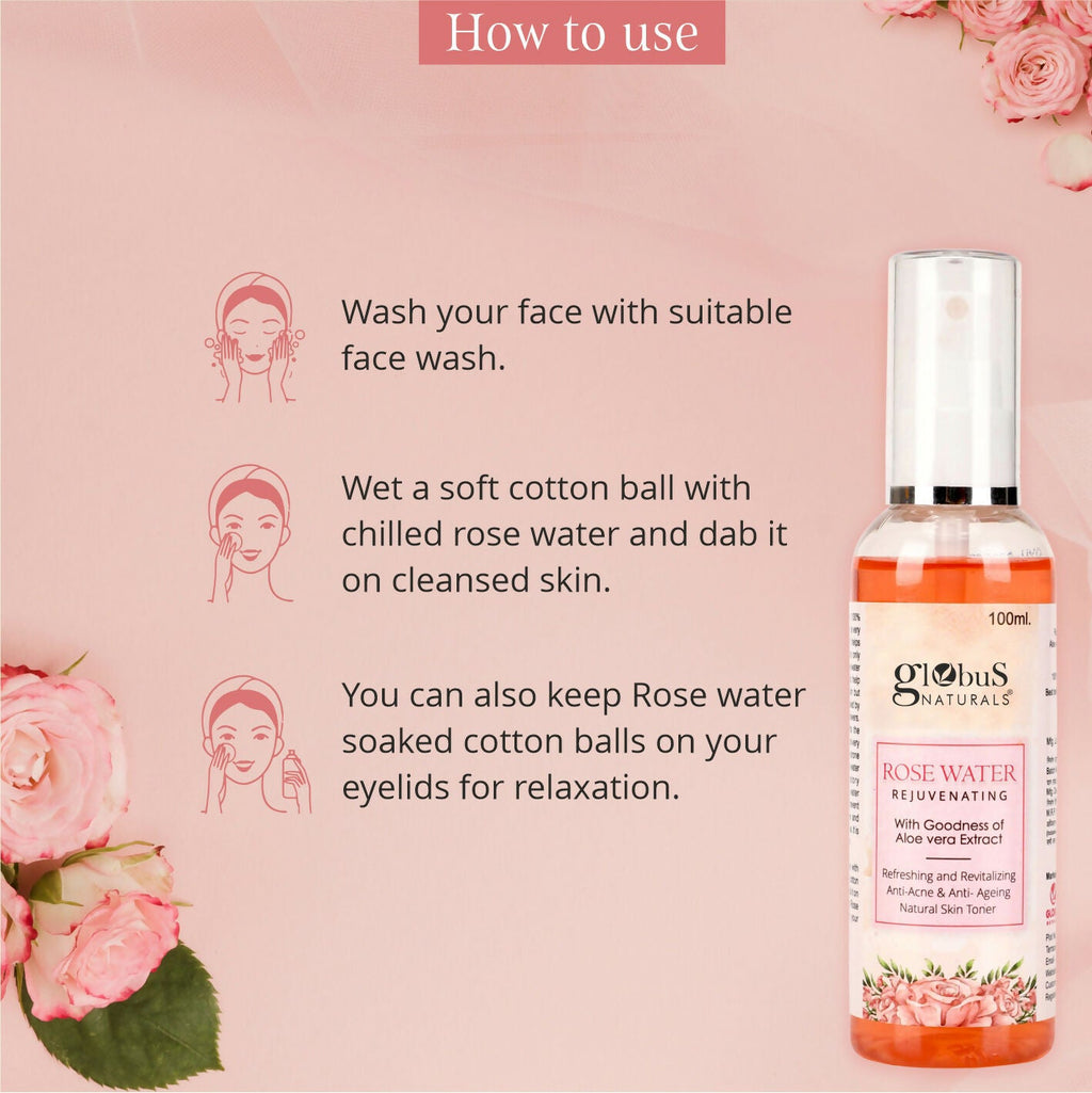 Globus Naturals Rose Toner | Grocsy
