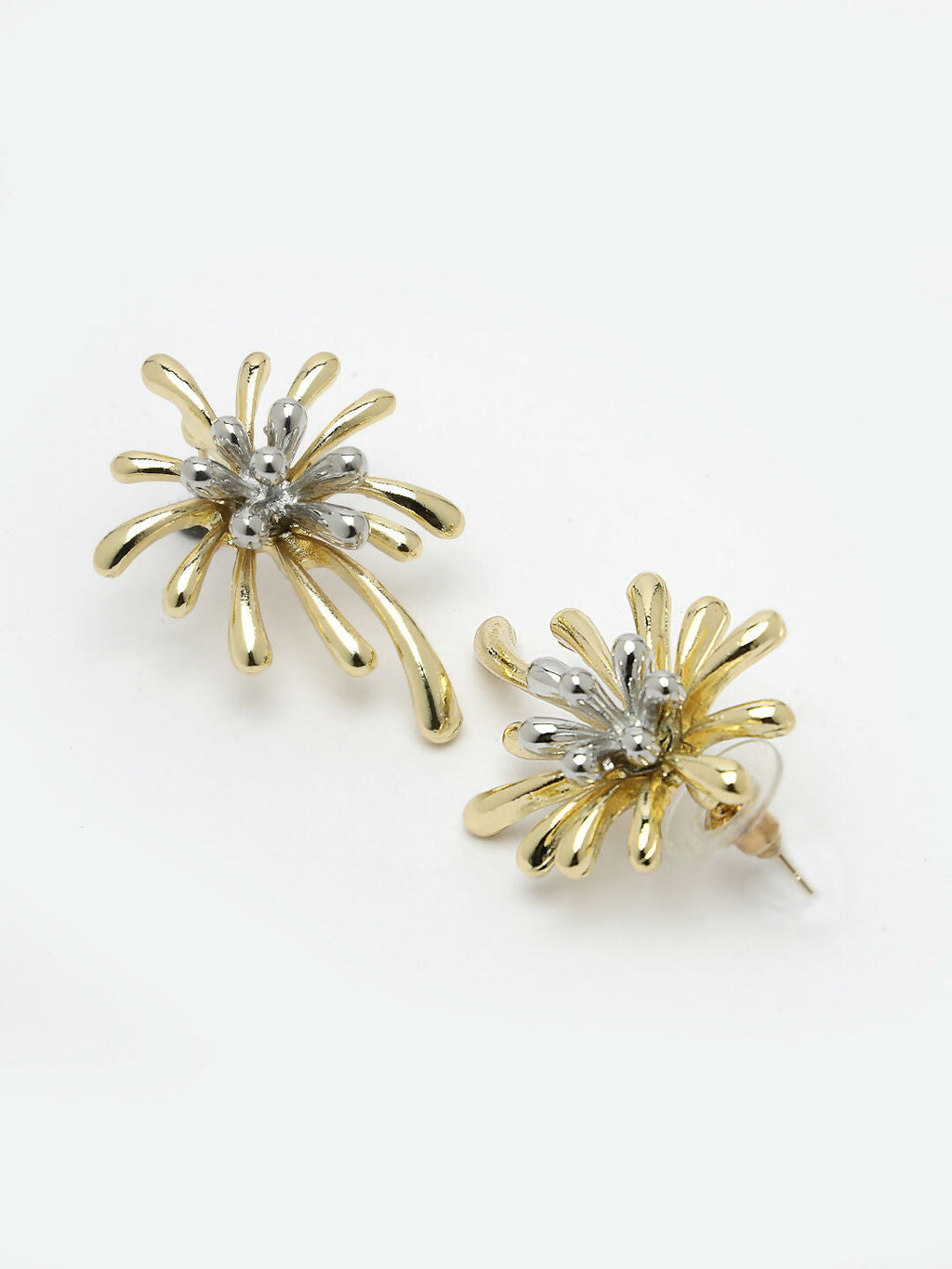 NVR Women Gold-Polished Drop Earrings | Grocsy