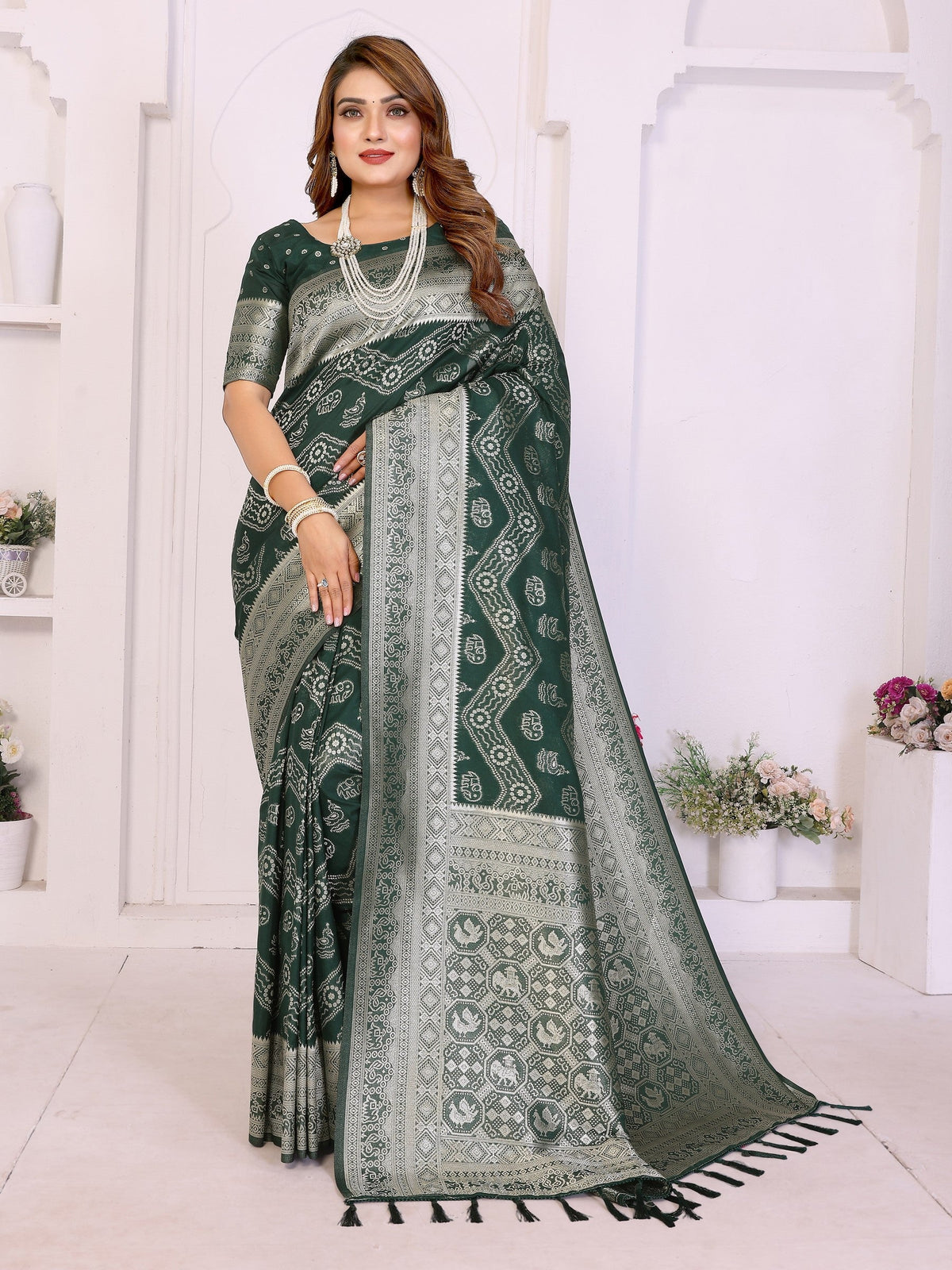 Anaita Premium Georgette Silk Saree | Grocsy