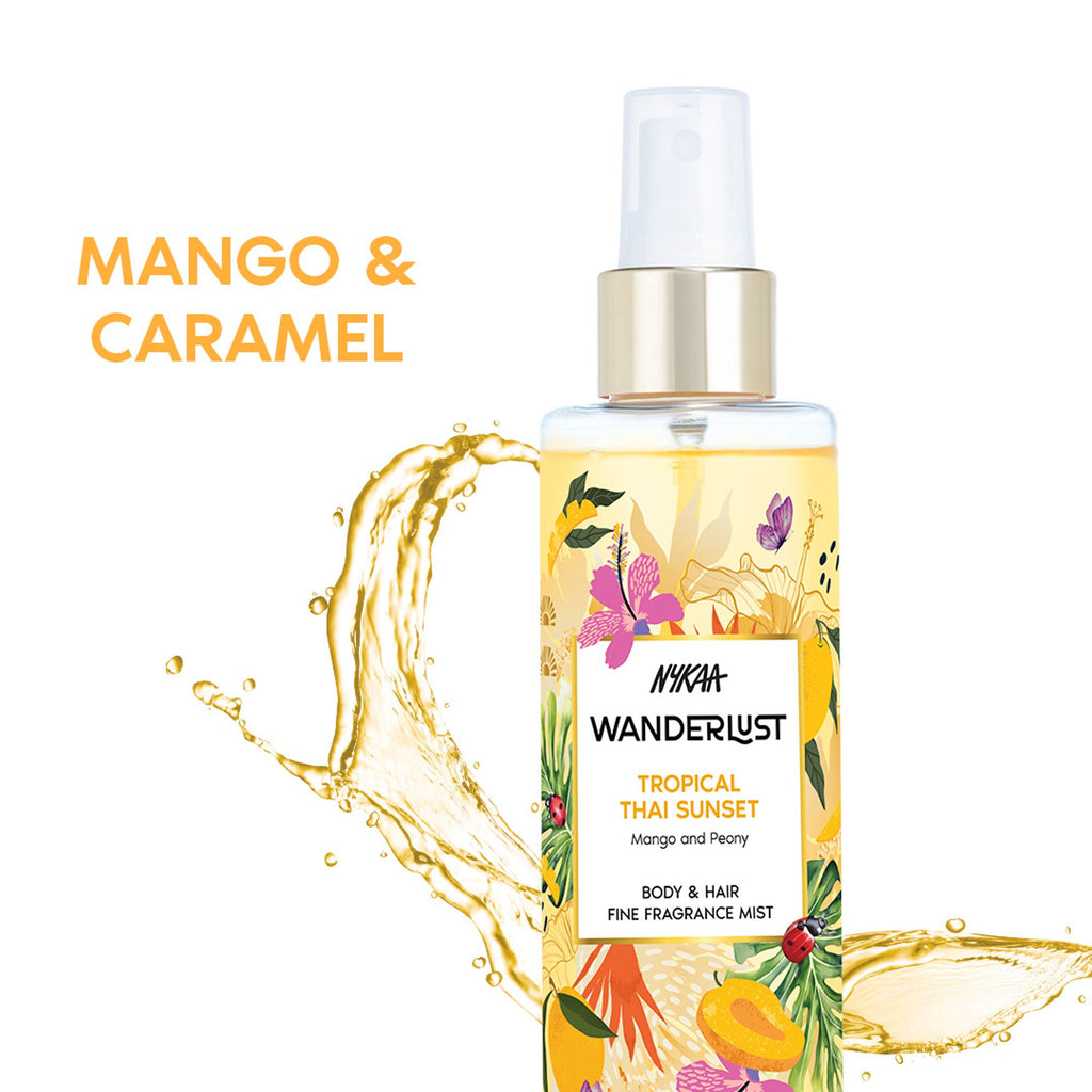 Wanderlust Fragrance Mist For Her - Tropical Thai Sunset | Grocsy