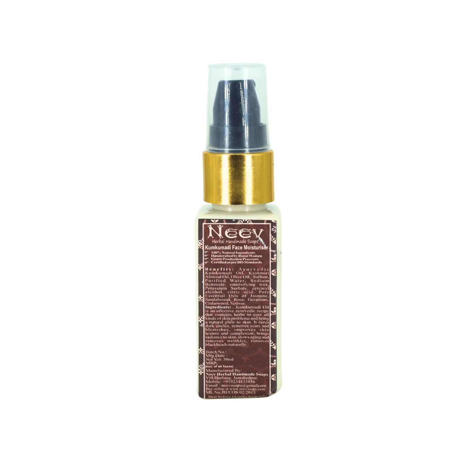 Neev Herbal Handmade Soaps Kumkumadi Face Moisturiser | Grocsy
