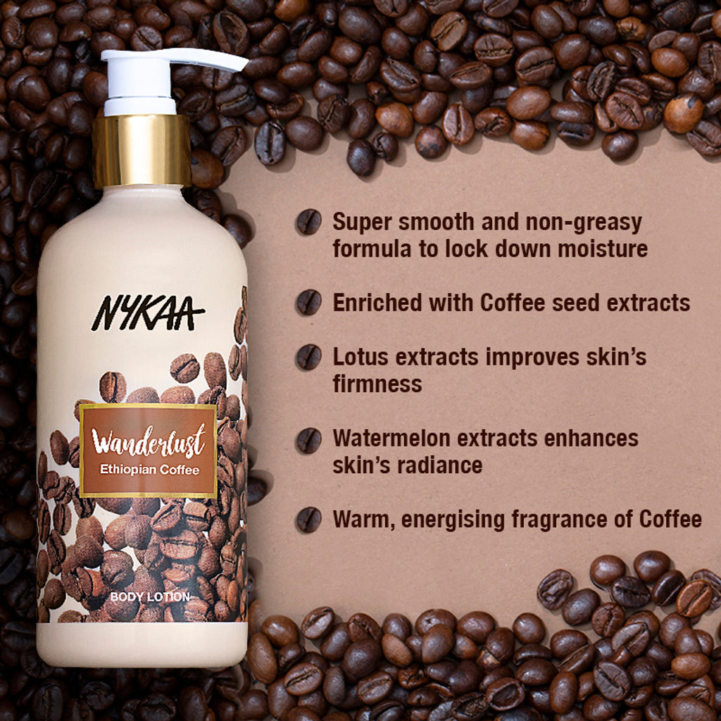 Wanderlust Moisturizing Body Lotion - Ethiopian Coffee | Grocsy