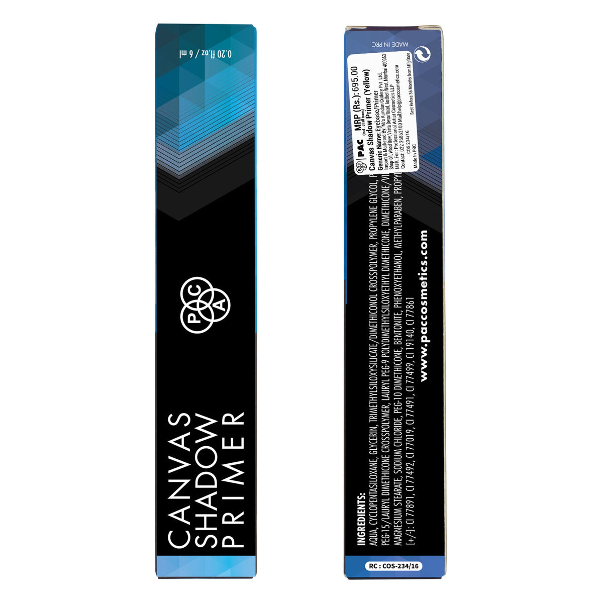 PAC Studio Canvas Shadow Primer - Yellow | Grocsy