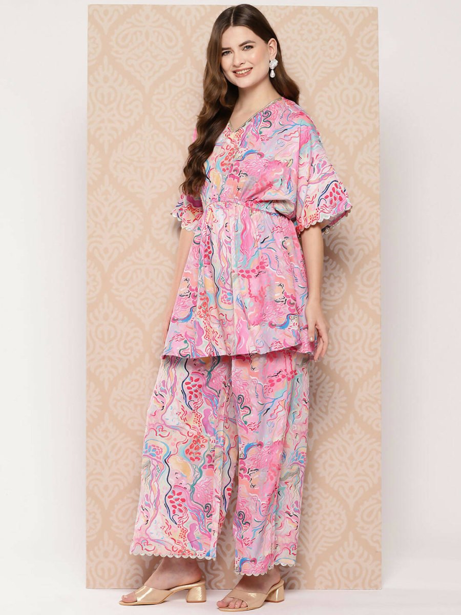Ahalyaa Women's Traditional Wear Co-ods - Multi | Grocsy