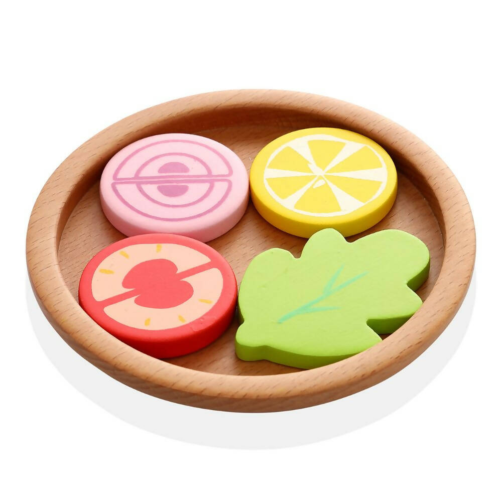 Nesta Toys Kitchen Play Set | Beech Wood Cooking Set | Grocsy