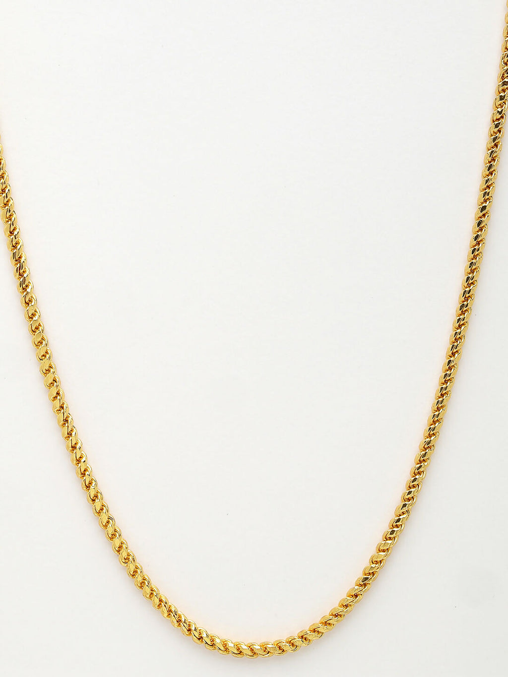 NVR Men's Gold-Polished Stainless Steel Chain | Grocsy