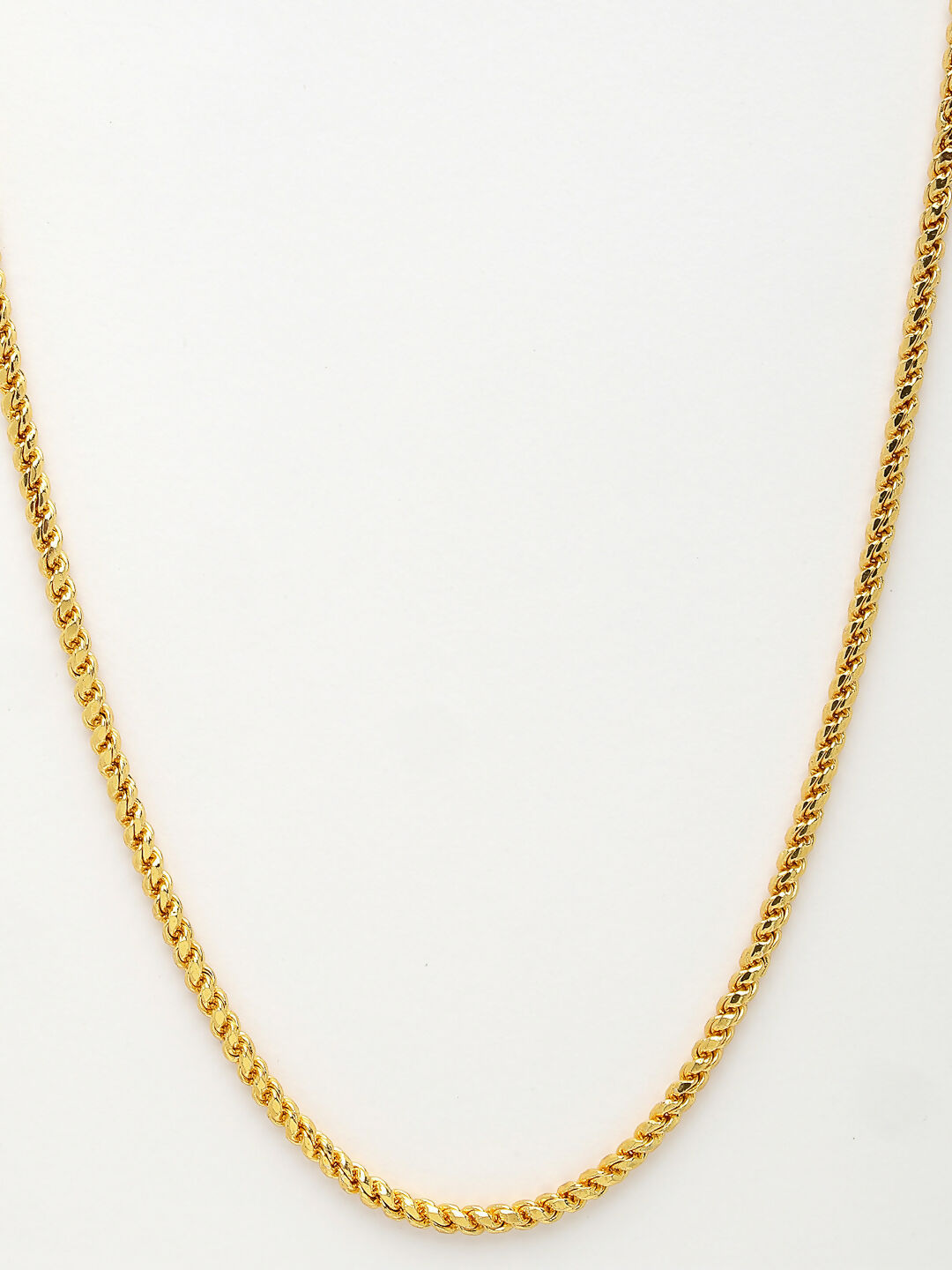 NVR Men's Gold-Polished Stainless Steel Chain | Grocsy