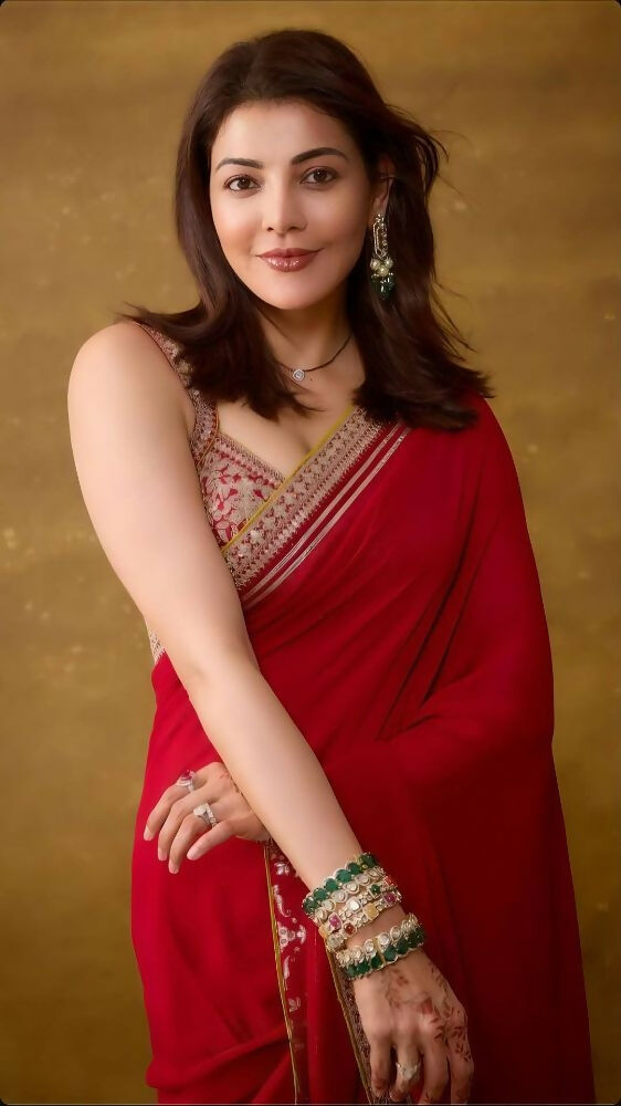 Joban Fashion Red Fandy Satin Silk Party Wear Sarees | Grocsy