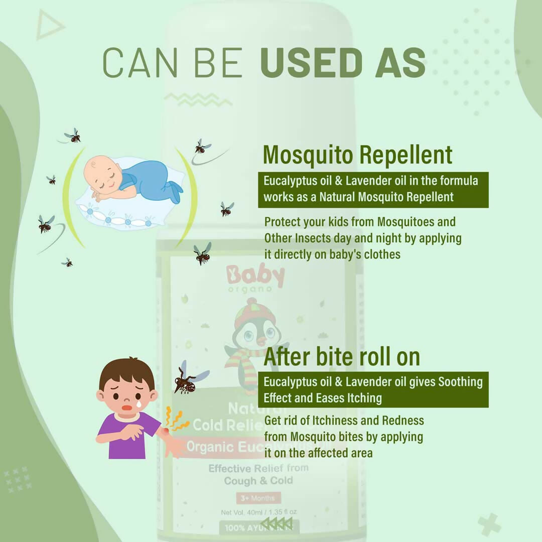 Babyorgano Natural Cold Relief Roll On | Grocsy