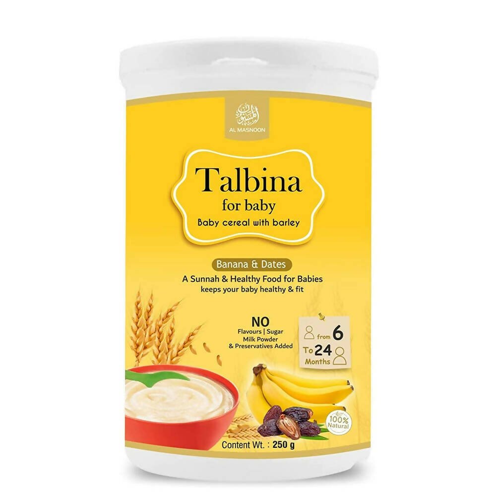 Al Masnoon Talbina For Baby with Banana & Dates 6 to 24 Months | Grocsy