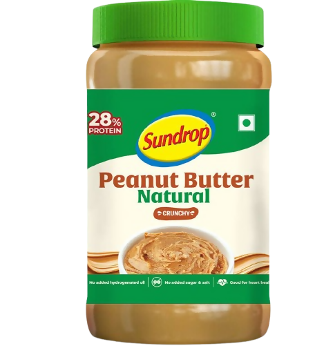 Sundrop All Natural Unsweetened Crunchy Peanut Butter | Grocsy